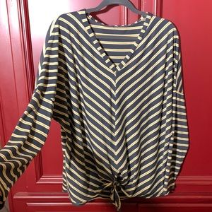 Dolman Style Drop shouldered long sleeve top